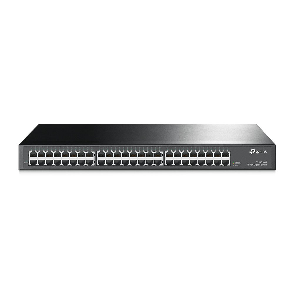 Switch TP-Link 48 Portas 10/100/1000 Mbps Gigabit Metal Rack TL-SG1048 Switch TP-Link 48 Portas 10/100/1000 Mbps Gigabit Metal Rack TL-SG1048