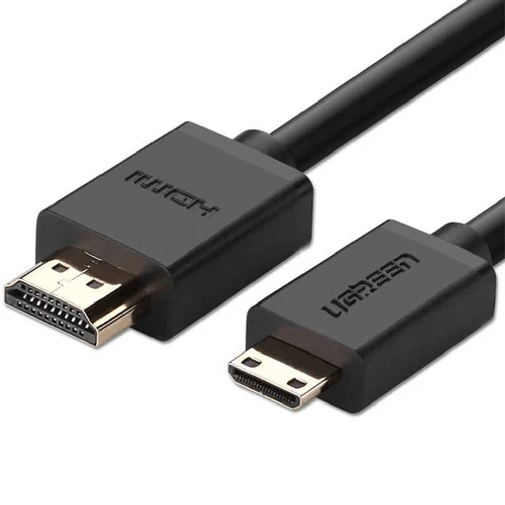 Cabo Ugreen HDMI para Mini HDMI1.5M HD108 Preto Cabo Ugreen HDMI para Mini HDMI1.5M HD108 Preto