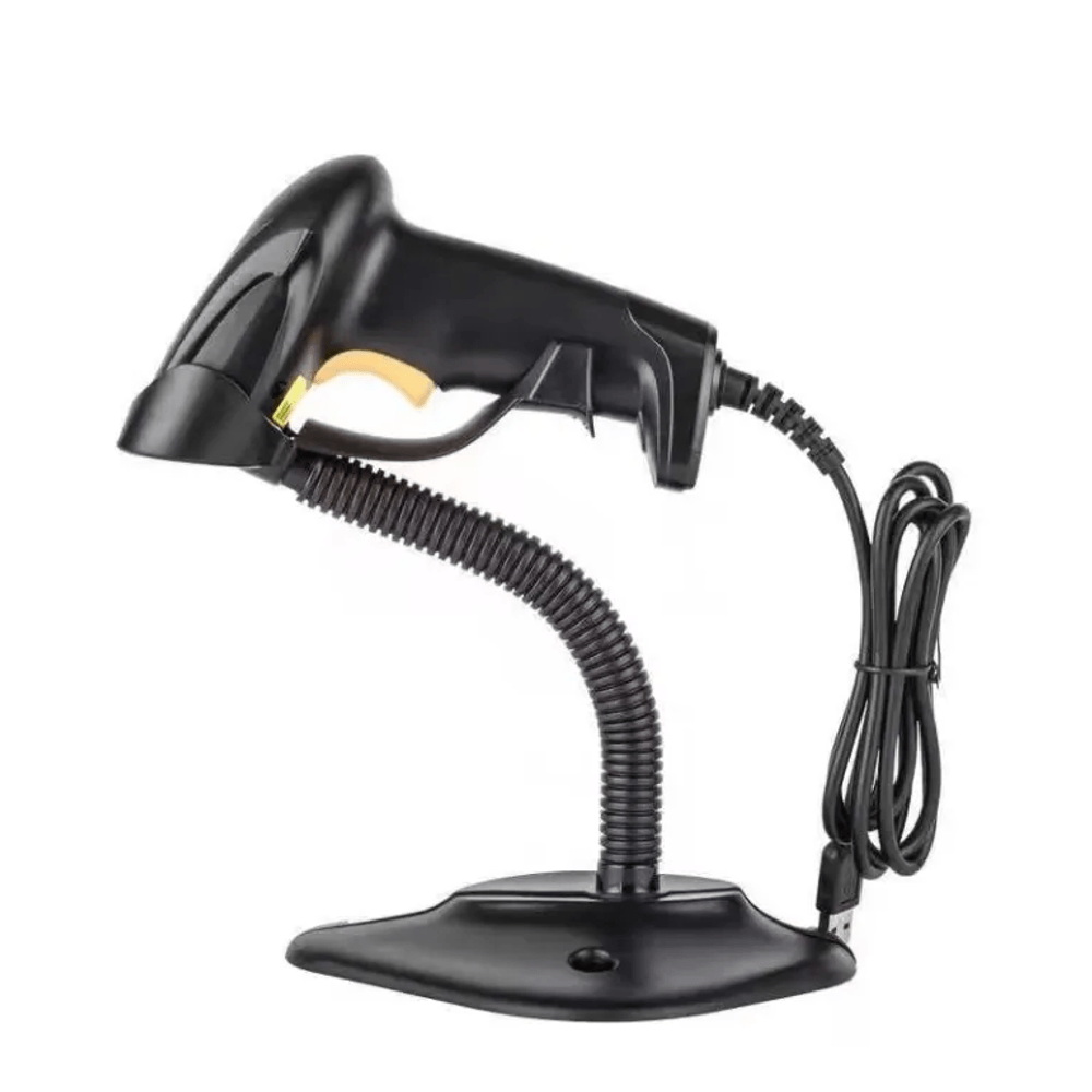 Leitor de Código de Barras 1D USB com suporte HOP-E660 - Hoin Leitor de Código de Barras 1D USB com suporte HOP-E660 - Hoin