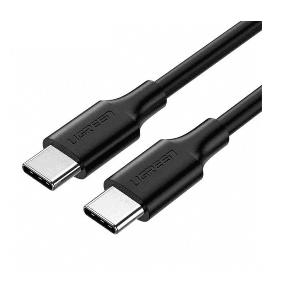 Cabo Ugreen USB-C para USB-C 2.0M 60W US286 Preto Cabo Ugreen USB-C para USB-C 2.0M 60W US286 Preto