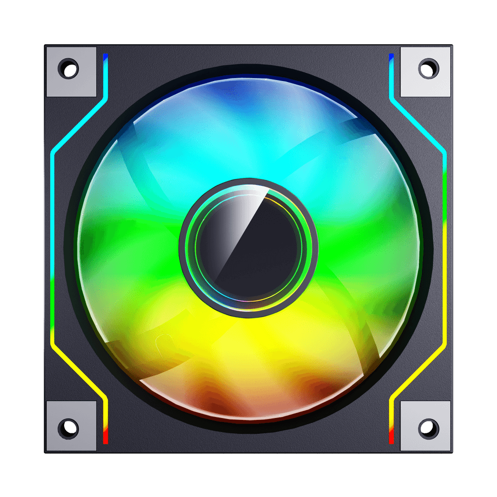 Cooler FAN para Gabinete 120mm Led ARGB DM20 Preto - Darkflash
