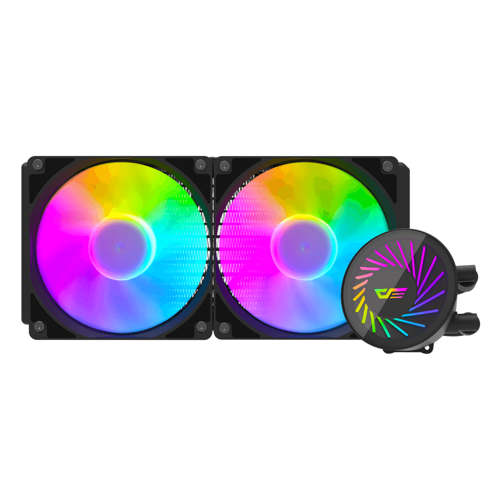 Cooler para Processador Hydro 240mm ARGB Water Cooler Radiant DCS-240 Preto - Darkflash