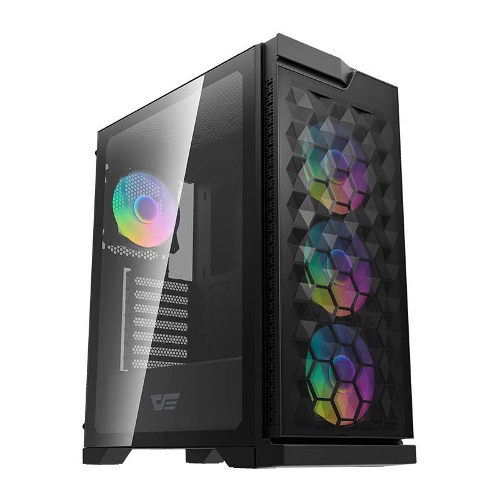 Gabinete Gamer Darkflash DK361 M-ATX Lateral em Vidro Temperado DK361 Preto