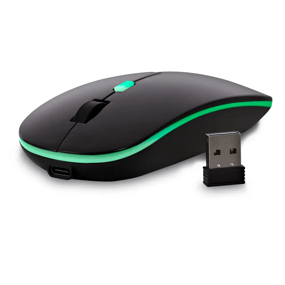Mouse Maxprint USB Wireless Croma 1600DPI Rainbow Preto Mouse Maxprint USB Wireless Croma 1600DPI Rainbow Preto
