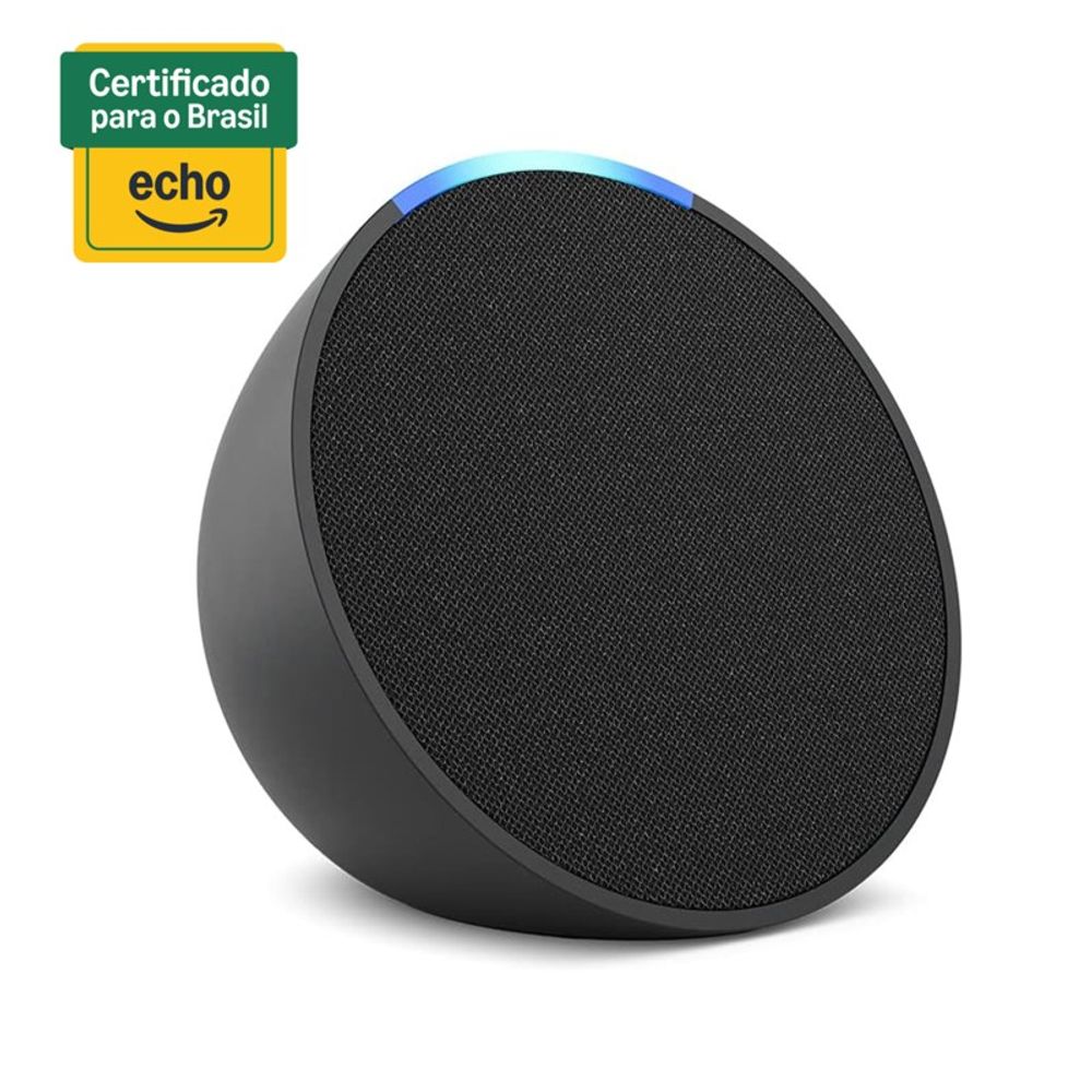 Dispositivo Smart Home Echo Pop Alexa B09WXVH7WK Preto - Amazon Dispositivo Smart Home Echo Pop Alexa B09WXVH7WK Preto - Amazon