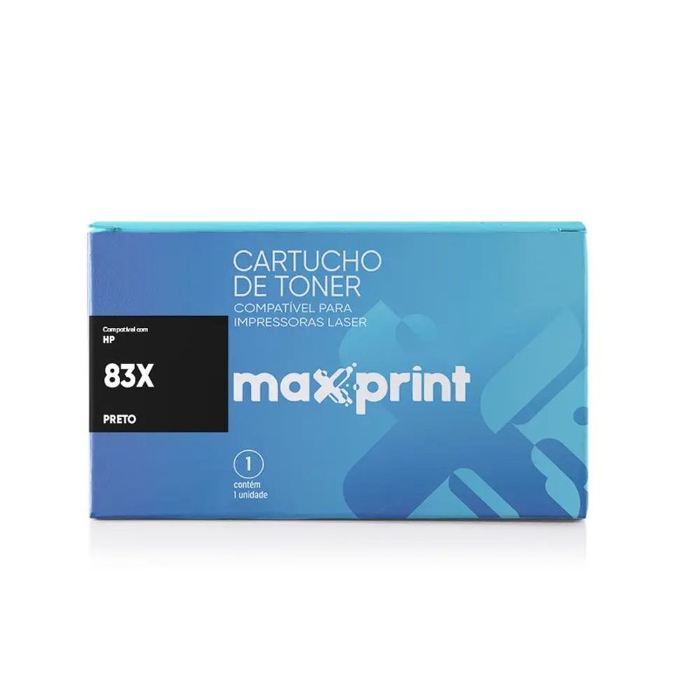 Toner Maxprint Universal Compativel 83X 2500 Pag Preto Toner Maxprint Universal Compativel 83X 2500 Pag Preto
