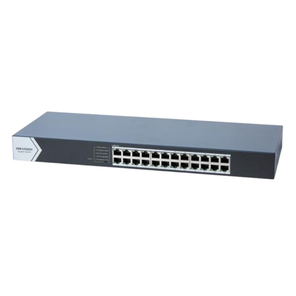 Switch Hikvision 24 Portas 10/100/1000 Gigabit Metal Rack DS-3E0524-E(C)