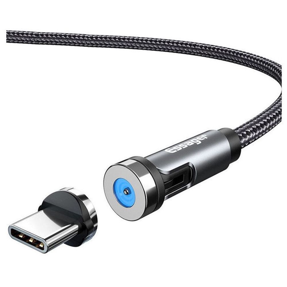 Cabo Essager USB/USB-C 2.0M Victron Rotate EXCCXT-WCA0G Preto