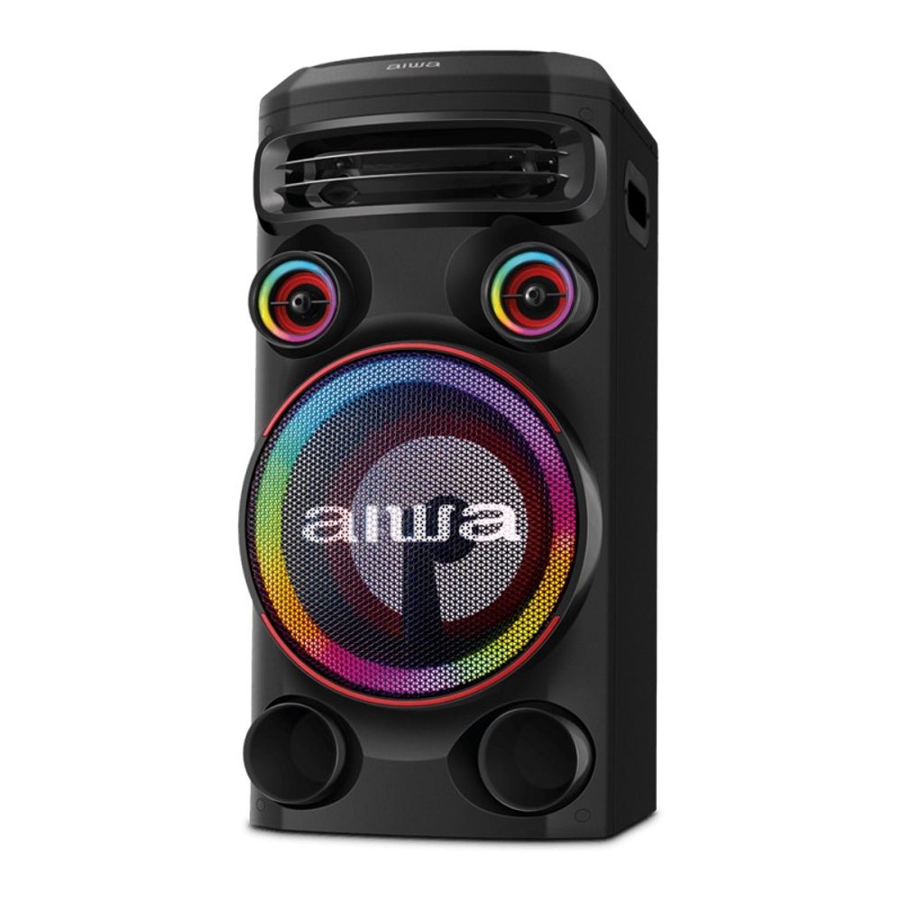 Caixa de Som AIWA Torre de Som T1W-02 Bluetooth RGB 1600W Preto Caixa de Som AIWA Torre de Som T1W-02 Bluetooth RGB 1600W Preto