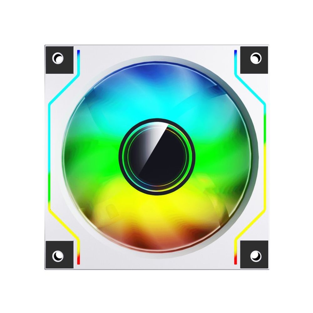 Cooler FAN Darkflash para Gabinete 120mm Led ARGB DM20 Branco
