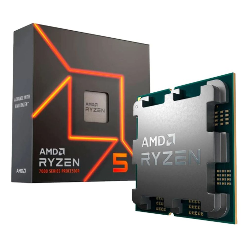 Processador AMD AM5 Ryzen 5 7600X 4.7GHz 6 core Cache 32Mb 100-100000593WOF Processador AMD AM5 Ryzen 5 7600X 4.7GHz 6 core Cache 32Mb 100-100000593WOF
