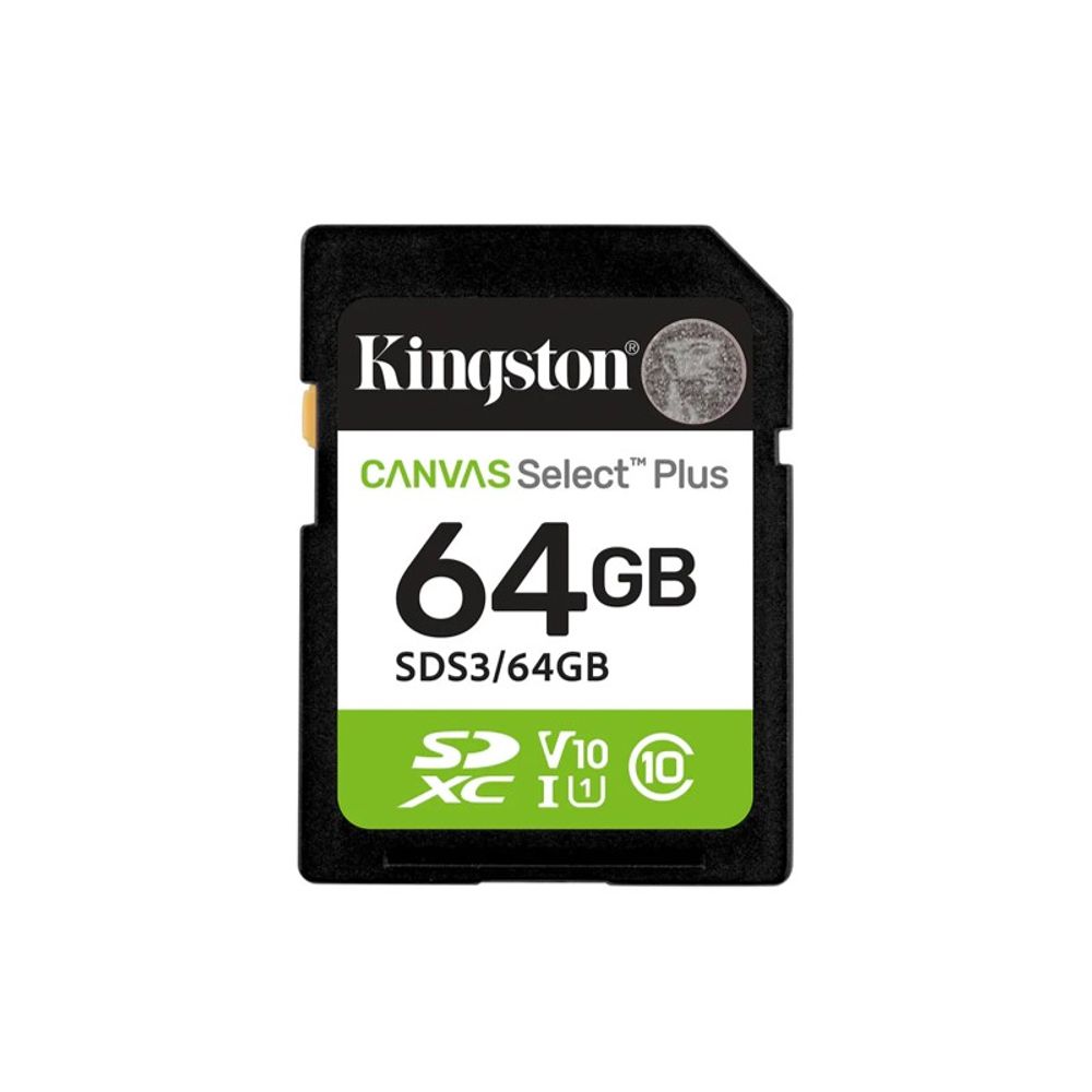 Cartão de Memória Kingston SDHC 64GB SDS3/64GB Cartão de Memória Kingston SDHC 64GB SDS3/64GB
