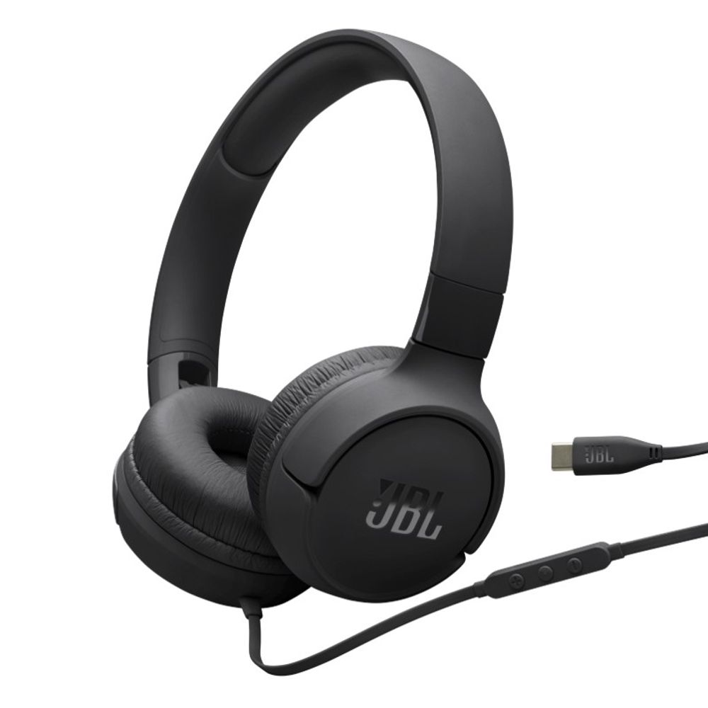 Headphone JBL Tune 520C USB-C Preto Headphone JBL Tune 520C USB-C Preto