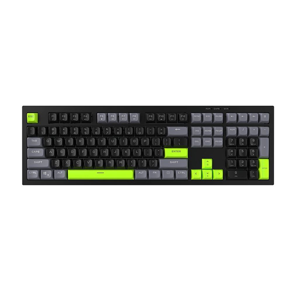 Teclado Gamer Aigo USB-C Membrana RGB FG108 Preto