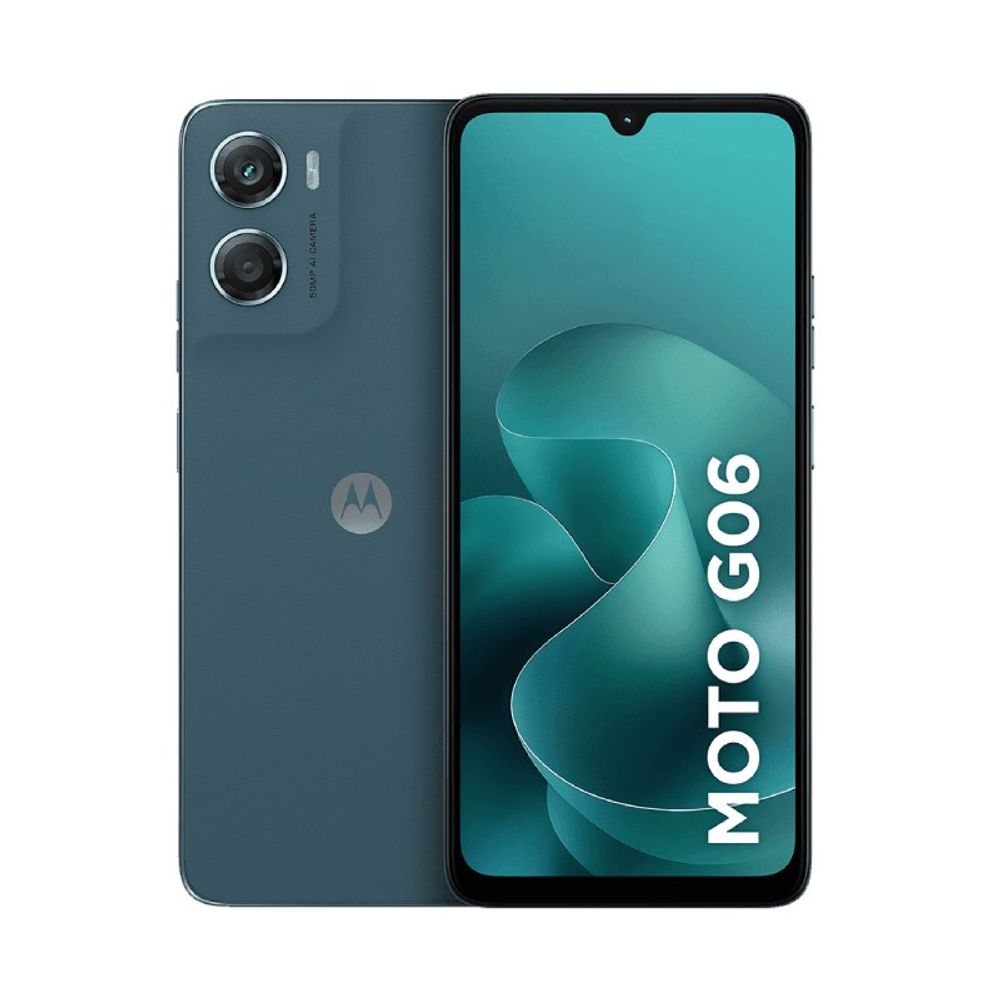 Smartphone Motorola Moto G06 4G Android 15 128GB Cam 50MP Cam Front 8MP Octa-Core Tela 6.9