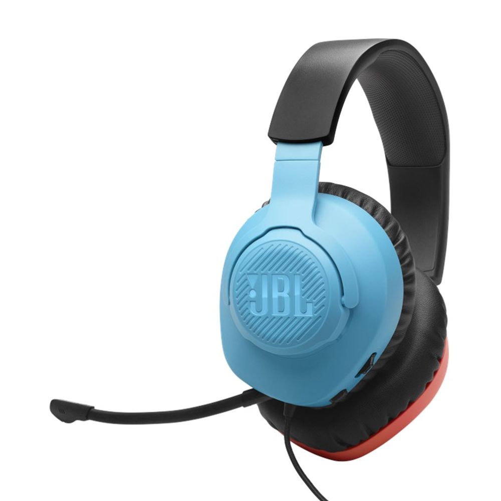 Headset Gamer JBL Quantum 100N Azul/Vermelho Headset Gamer JBL Quantum 100N Azul/Vermelho