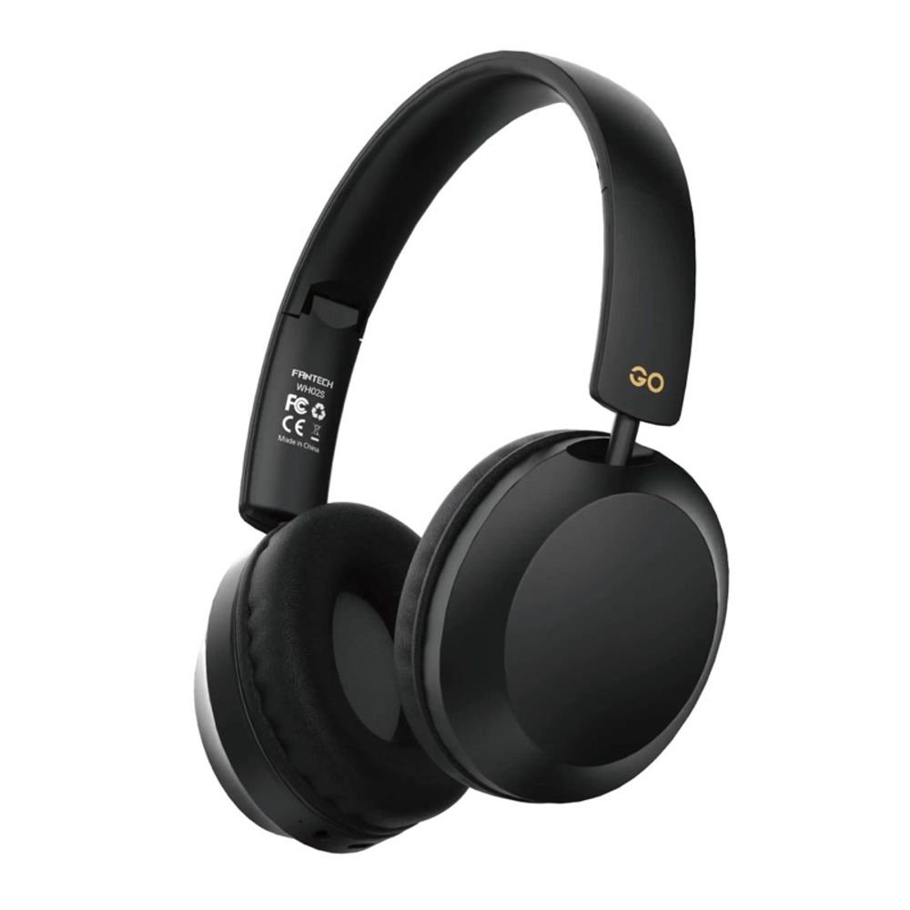 Headphone Fantech GO Air WH02S Bluetooth + P3 Preto Headphone Fantech GO Air WH02S Bluetooth + P3 Preto