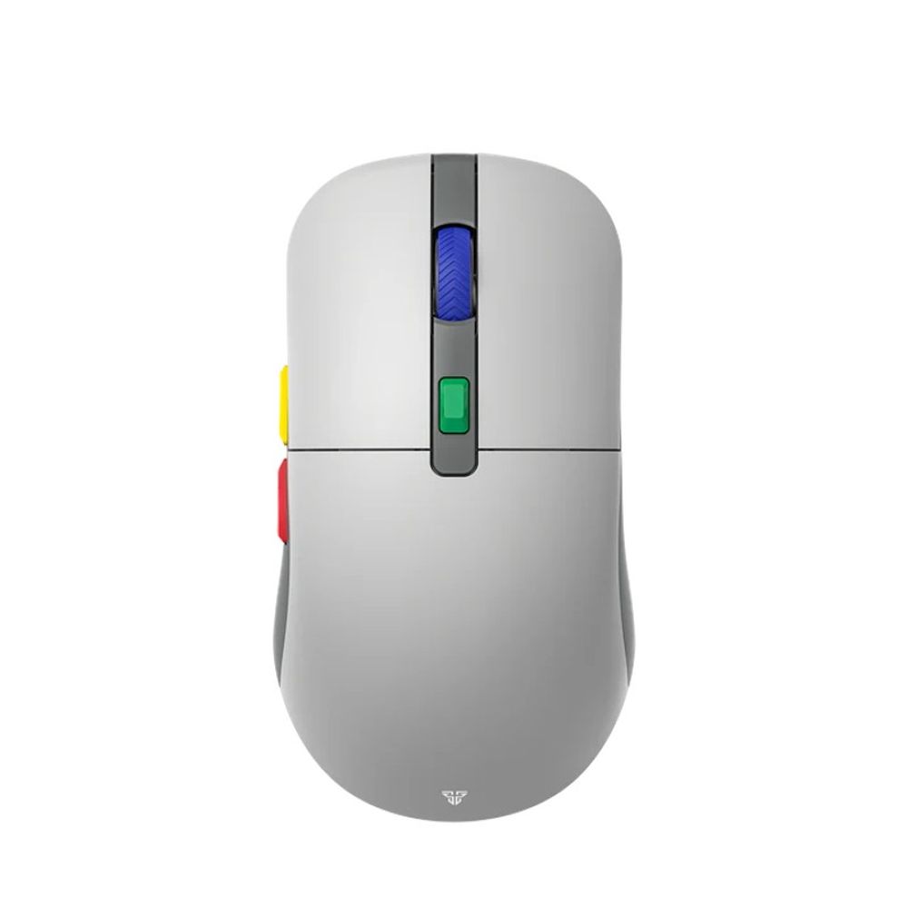 Mouse Gamer Fantech sem Fio Programável RGB KANATA S Super Maxfit 12.000 DPI WG9S Cinza