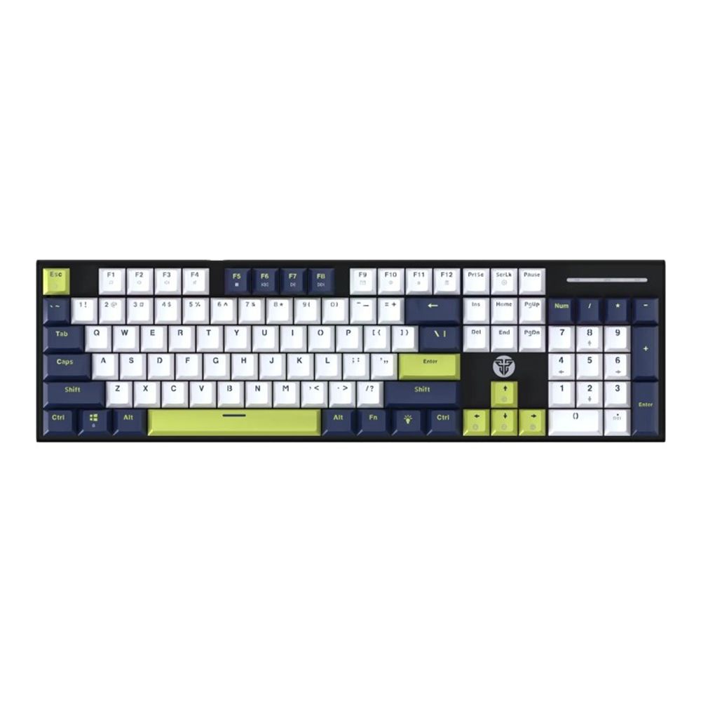 Teclado Gamer Fantech Mecânico RGB Atom104S Mori MK878S Branco