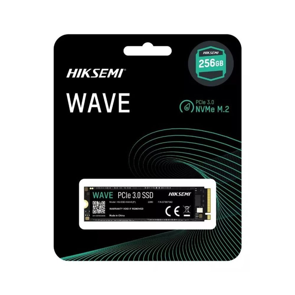 SSD Interno Hiksemi M.2 2280 256GB Wave 2280MB NVMe SSD Interno Hiksemi M.2 2280 256GB Wave 2280MB NVMe