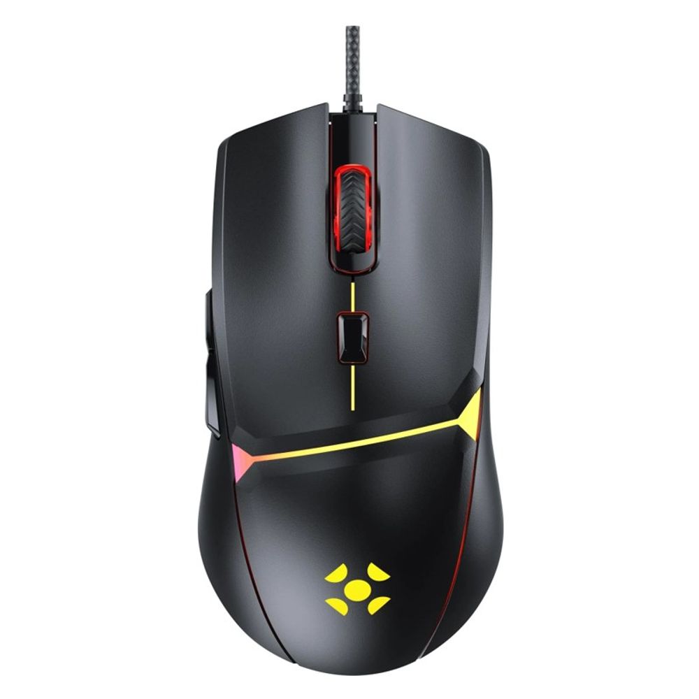 Mouse Gamer Fortrek USB Crusader 6 Botões RGB 12000DPI Preto Mouse Gamer Fortrek USB Crusader 6 Botões RGB 12000DPI Preto