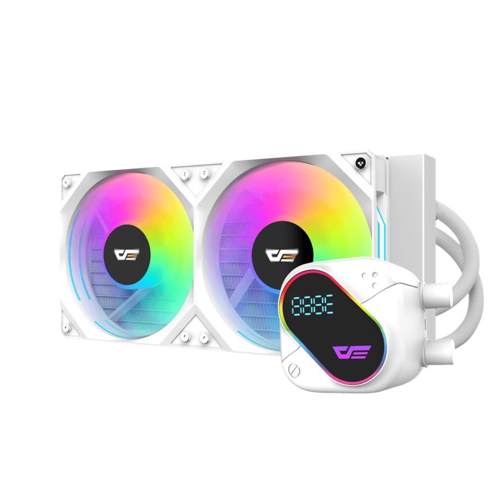 Water Cooler Darkflash 240mm para Processador DO240 ARGB Branco Water Cooler Darkflash 240mm para Processador DO240 ARGB Branco