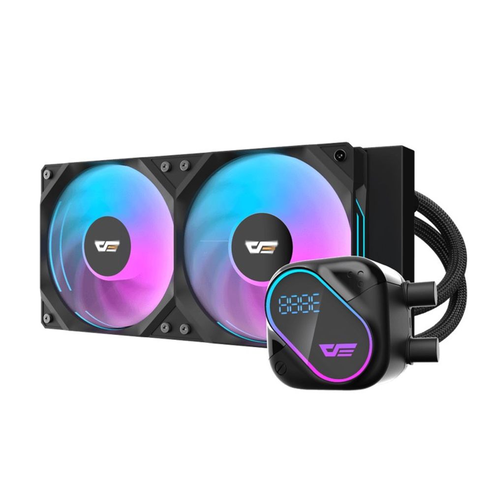 Water Cooler Darkflash 240mm para Processador DO240 ARGB Preto Water Cooler Darkflash 240mm para Processador DO240 ARGB Preto