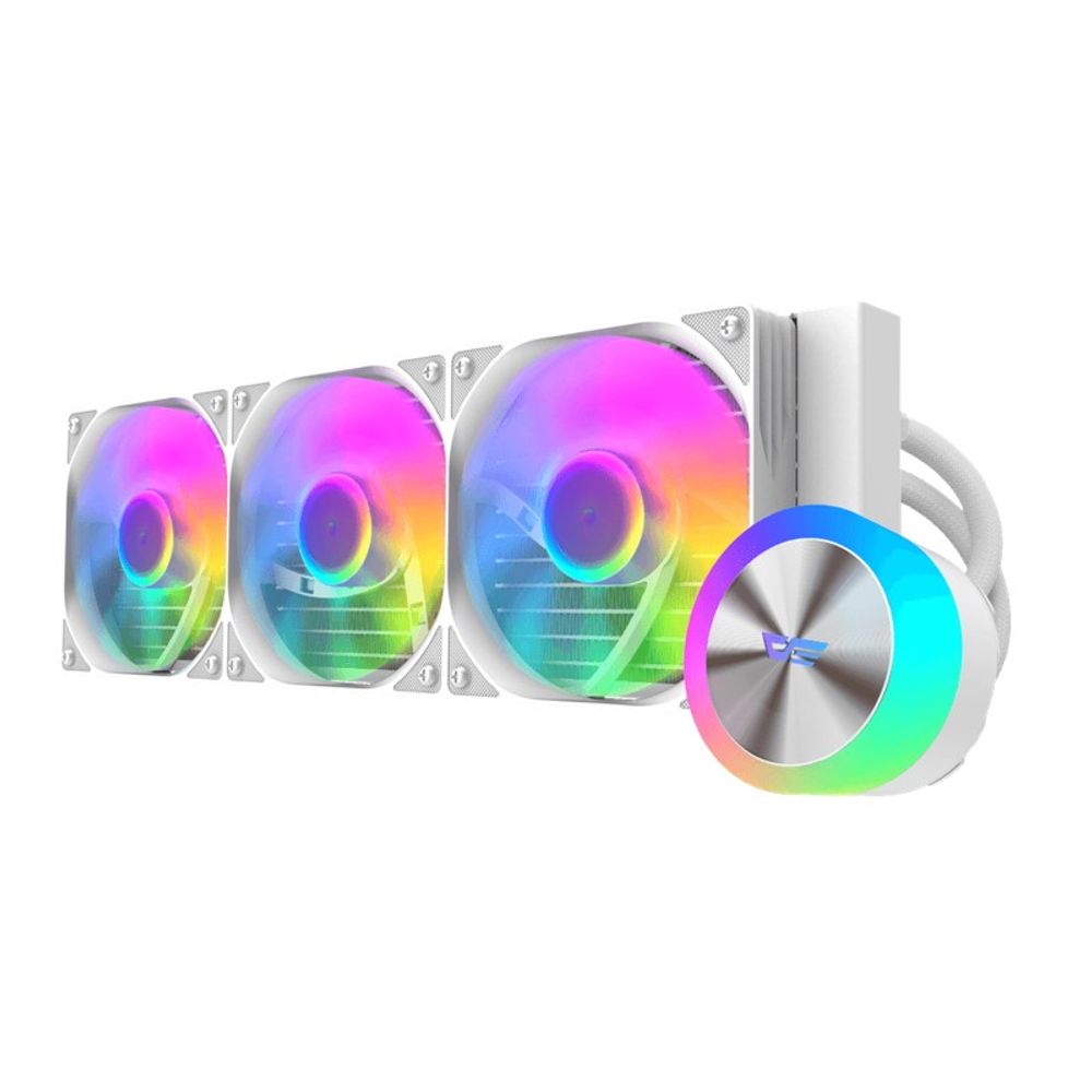 Water Cooler Darkflash 360mm para Processador DG360 ARGB Branco Water Cooler Darkflash 360mm para Processador DG360 ARGB Branco