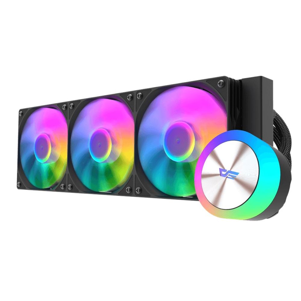 Water Cooler Darkflash 360mm para Processador DG360 ARGB Preto Water Cooler Darkflash 360mm para Processador DG360 ARGB Preto