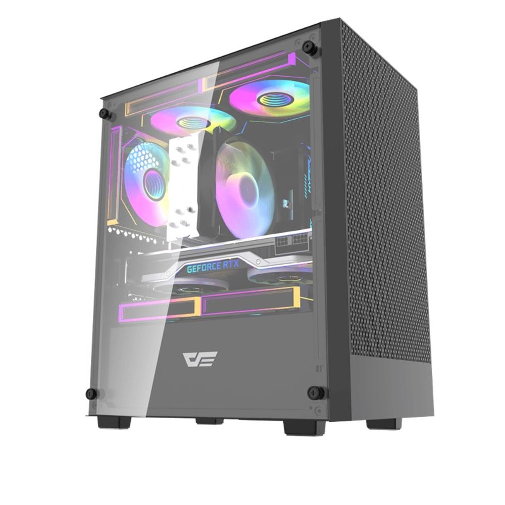 Gabinete Gamer Darkflash M305 M-ATX Lateral de Vidro Preto Gabinete Gamer Darkflash M305 M-ATX Lateral de Vidro Preto