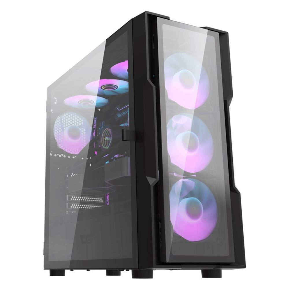 Gabinete Gamer Darkflash DK431 E-ATX Glass ARGB Preto