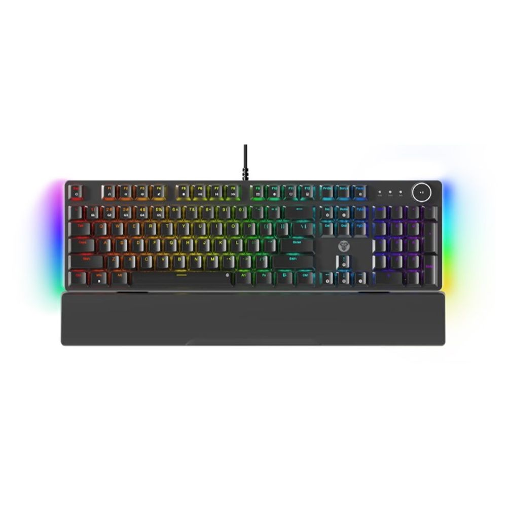 Teclado Gamer Fantech Mecânico RGB Maxpower II MK894 Preto