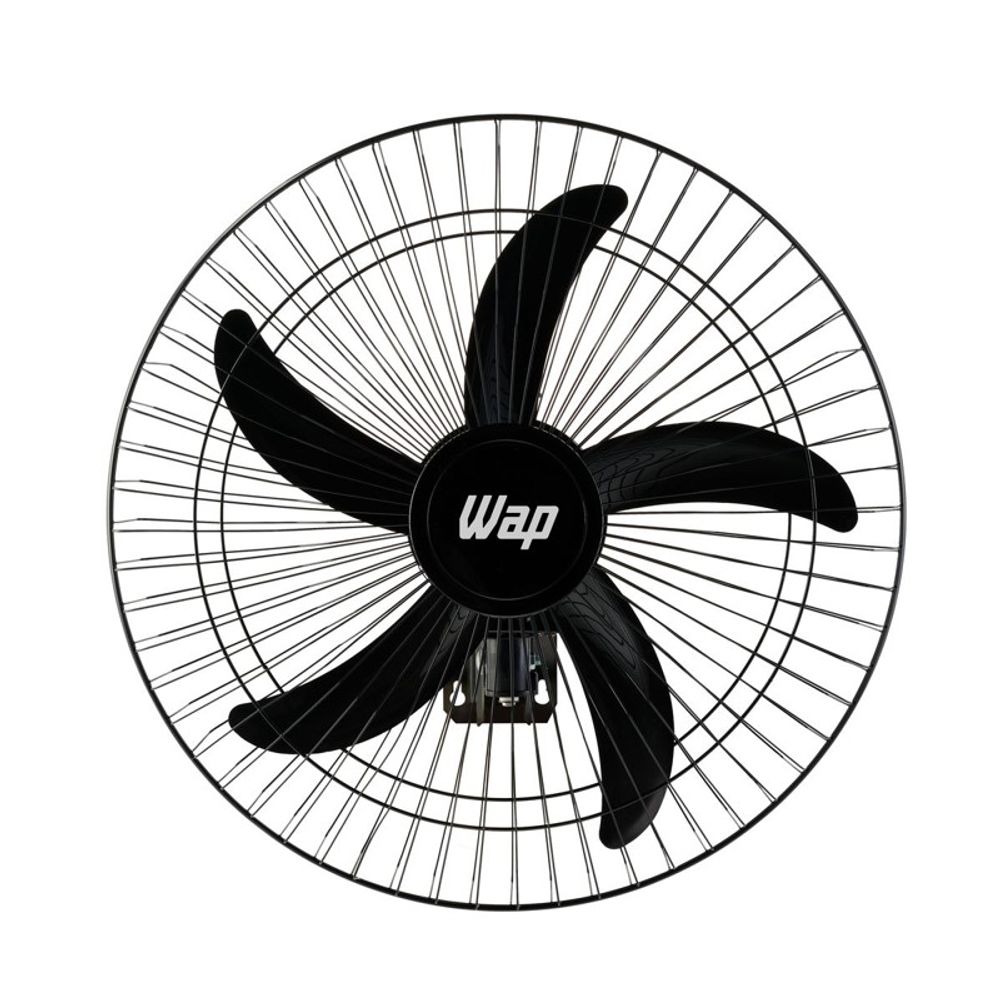 Ventilador de Parede WAP 48cm 5 Pás Rajada Pro 60 Preto Bivolt Ventilador de Parede WAP 48cm 5 Pás Rajada Pro 60 Preto Bivolt