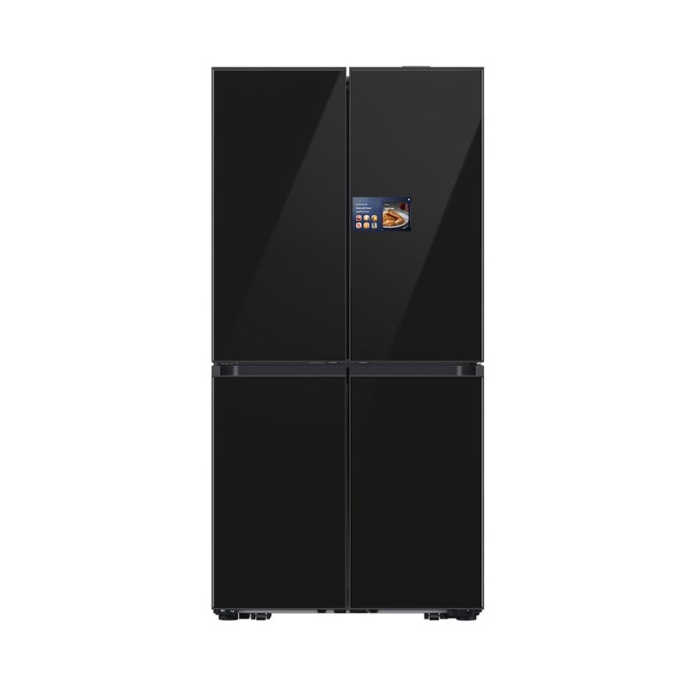 Geladeira Samsung Smart French Door 658L Bespoke AI RM90F com Tela AI Home Black Charcoal 127V Preta