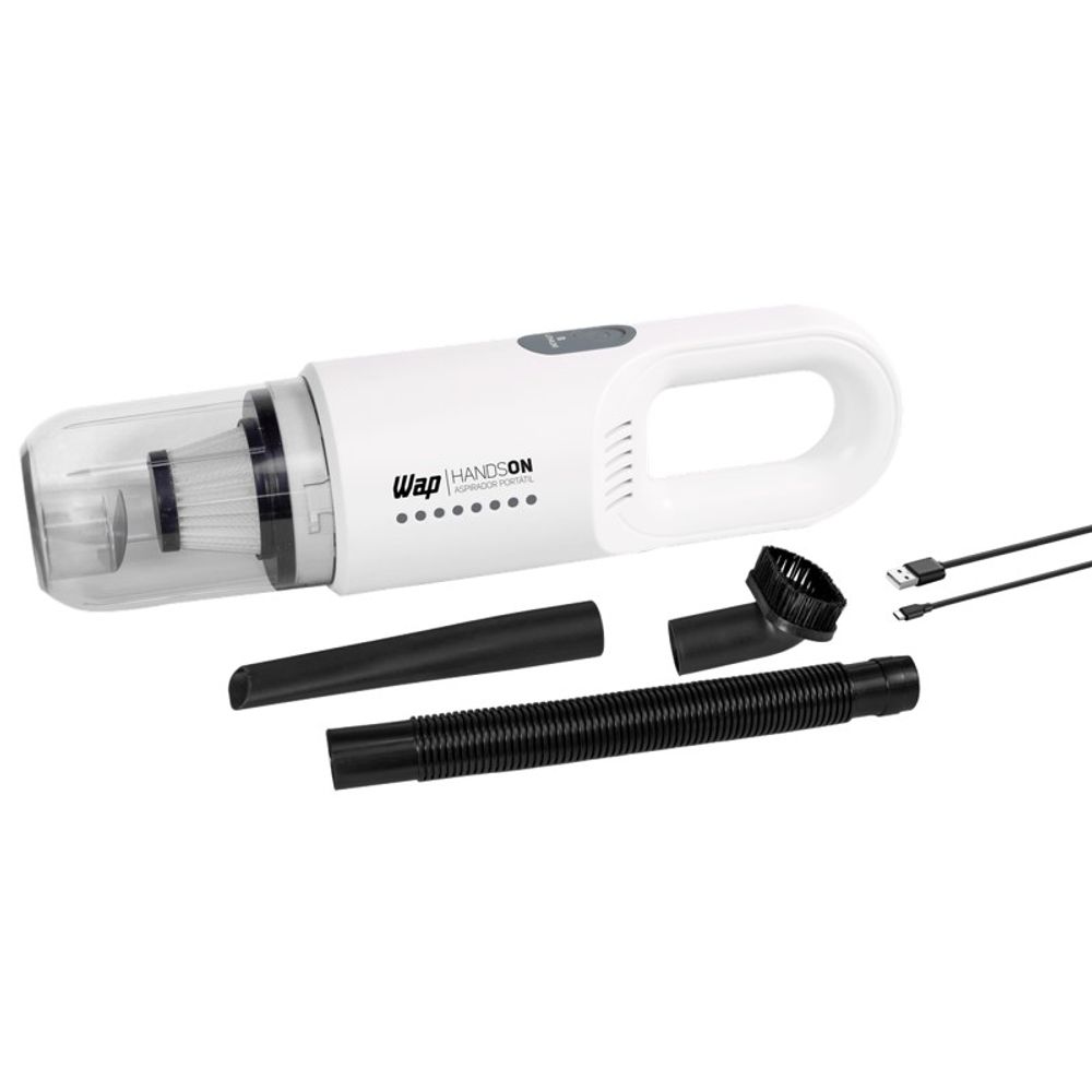 Aspirador de Pó Portátil a Bateria WAP Handson 50W 7.4VDC Aspirador de Pó Portátil a Bateria WAP Handson 50W 7.4VDC